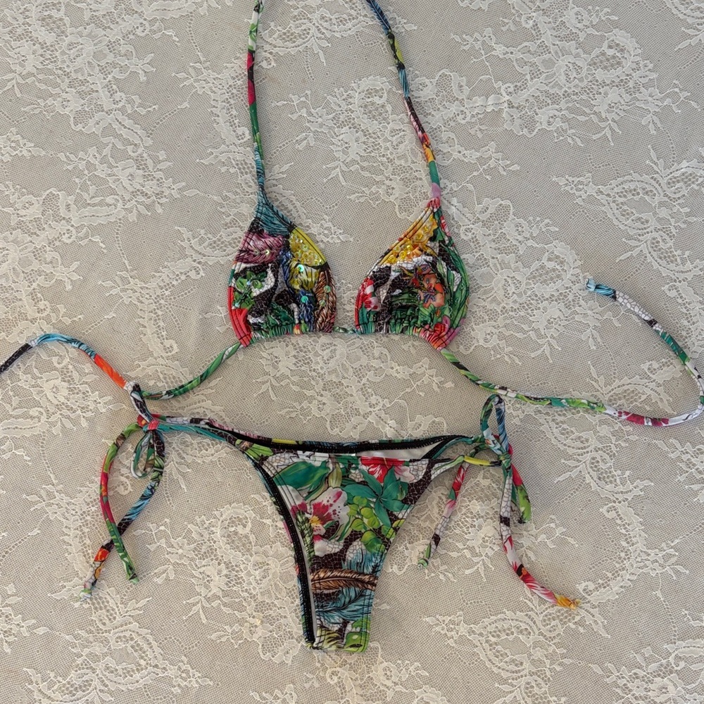 Piaza Degreas Beaded Swim Suit